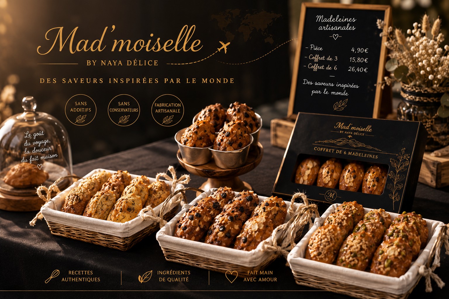 Stand Mad'moiselle by Naya Délice, madeleines artisanales